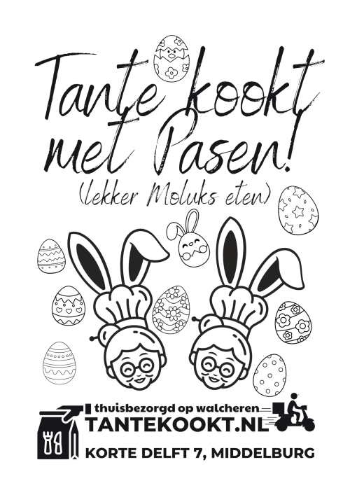 Kleurplaat e1742301431836 - Tante Kookt - Moluks Eten Thuisbezorgd